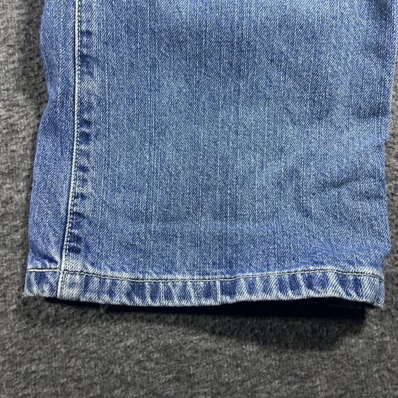 Vintage Tommy Hilfiger Jeans Womens 10 Blue Denim Wide Leg Baggy Y2K - Picture 11 of 14